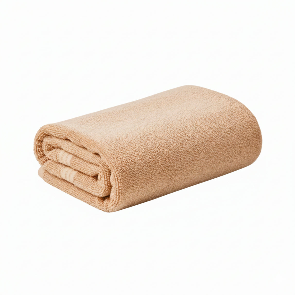Toalla de Cuerpo Marron Claro 70x140cm Fondo Entero Muy Suave - TOALLAS | Bylmo