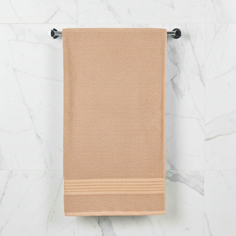 Toalla de Cuerpo Marron Claro 70x140cm Fondo Entero Muy Suave - TOALLAS | Bylmo
