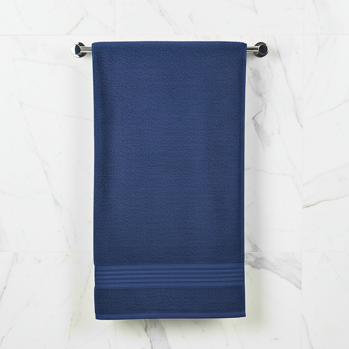 Toalla de Cuerpo Azul Oscuro 70x140cm Fondo Entero Muy Suave - TOALLAS | Bylmo