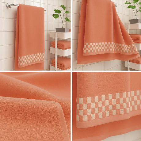 Toalla de Cuerpo Cannon naranja 70x140cm Fondo Entero Ultrasuave y Absorción Alta - TOALLAS | Bylmo