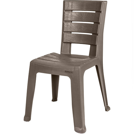 Combo Comedor y 4 Sillas sin Brazos Rimax Barú Moca 75x73.5cm Cuadrado - COMEDORES | Bylmo