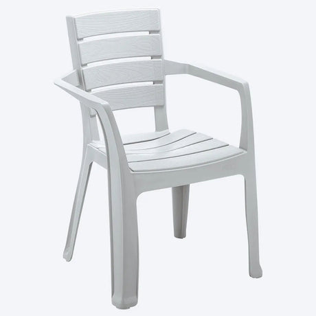 Combo Comedor y 6 Sillas con Brazos Rimax Barú Gris Hielo 153x73.4cm Rectangular - COMEDORES | Bylmo