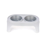 Comedero Alto para Perros Rimax Gris Hielo 44.5x16.5cm Para Perros Pequeños - COMEDEROS Y BEBEDEROS PARA MASCOTAS | Bylmo