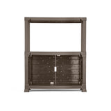 Arrimo Rimax Moca 24.5x72.8cm con Dos Puertas y Un Compartimiento - BIFES Y ARRIMOS | Bylmo