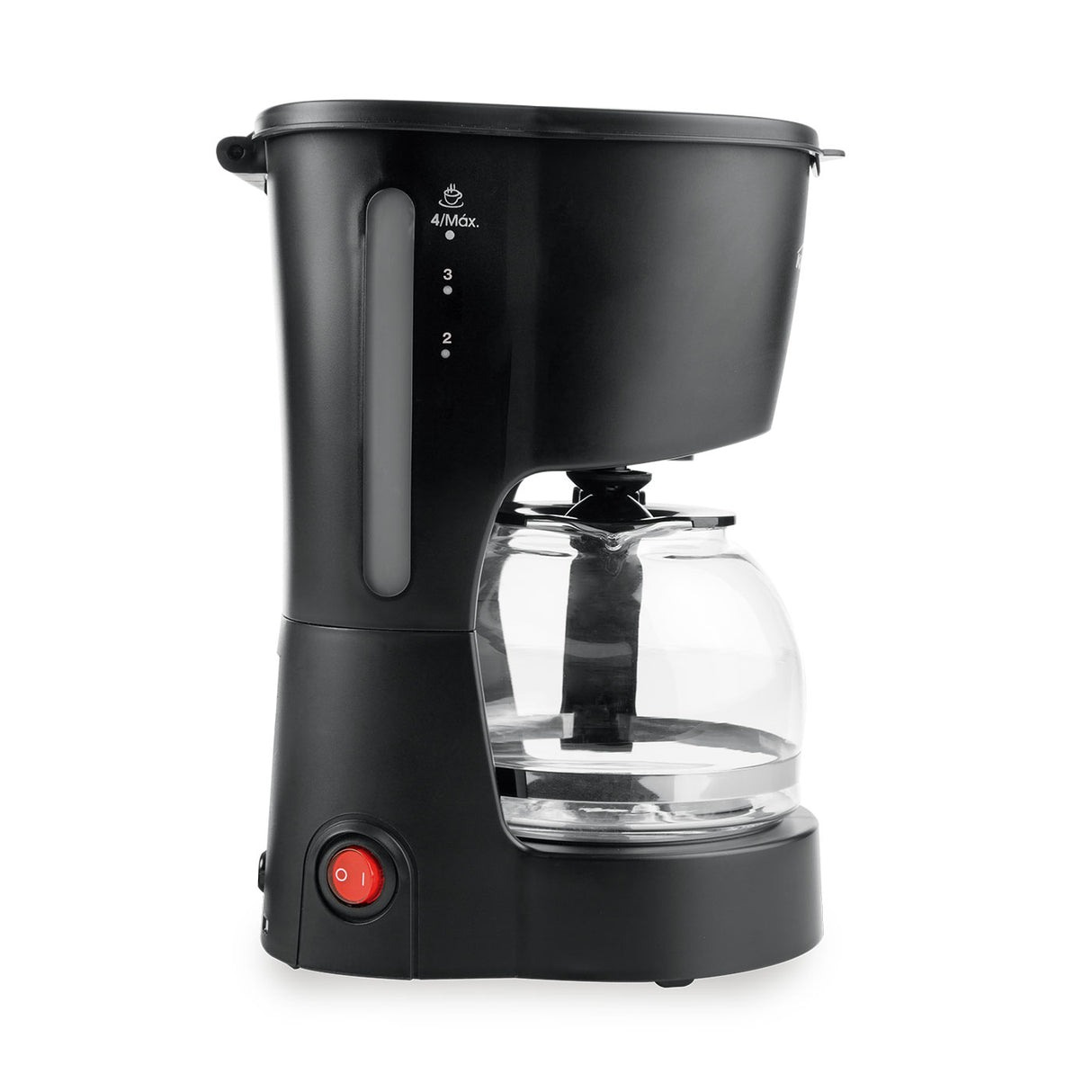 Cafetera Eléctrica Kalley Negro 18.4x24.2cm de Goteo Para 4 Tazas - CAFETERAS ELECTRICAS | Bylmo