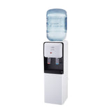 Dispensador de Agua Kalley Gris y Negro 27x85cm de Piso y Para Botellón de Cinco Galones - DISPENSADORES DE AGUA | Bylmo