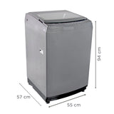 Lavadora Kalley Gris 55x94cm Para Carga de 12 Kilogramos - LAVADORAS Y SECADORAS | Bylmo