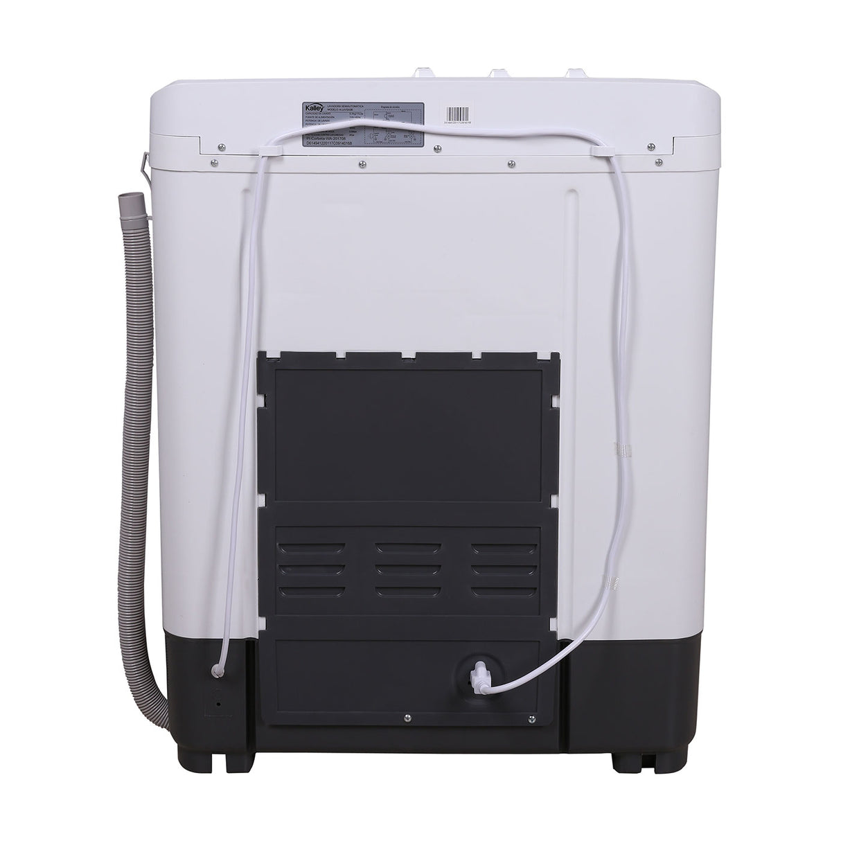 Lavadora Semiautomática Kalley Blanco 70.9x85.5cm Para Carga de 5 Kilogramos - LAVADORAS Y SECADORAS | Bylmo