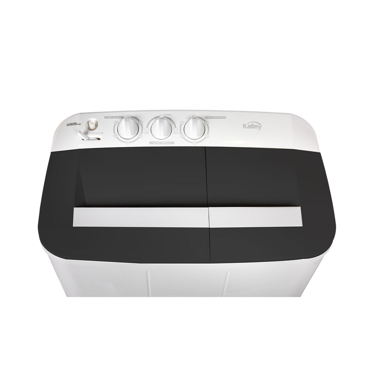 Lavadora Semiautomática Kalley Blanco y Negro 82.7x86.5cm Para Carga de 10 Kilogramos - LAVADORAS Y SECADORAS | Bylmo