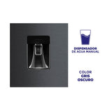 Nevera Kalley Gris Oscuro 52x124.6cm para 187 Litros - NEVERAS | Bylmo