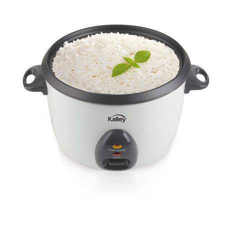 Olla Arrocera Kalley Blanco 25.3x25.5cm para 4 Tazas y con Función para Mantener Caliente - OLLAS ARROCERAS | Bylmo