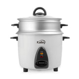 Olla Arrocera Kalley Gris 26.2x28cm para 5 Tazas y con Función para Mantener Caliente - OLLAS ARROCERAS | Bylmo