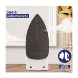 Plancha de Vapor para Ropa Kalley Azul Oscuro y Blanco 24x12cm con Rociador de Agua - PLANCHAS | Bylmo