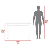 Mesa de Comedor Portofino Nacar 120x75.6cm Rectangular de Cuatro Puestos sin Sillas - COMEDORES | Bylmo
