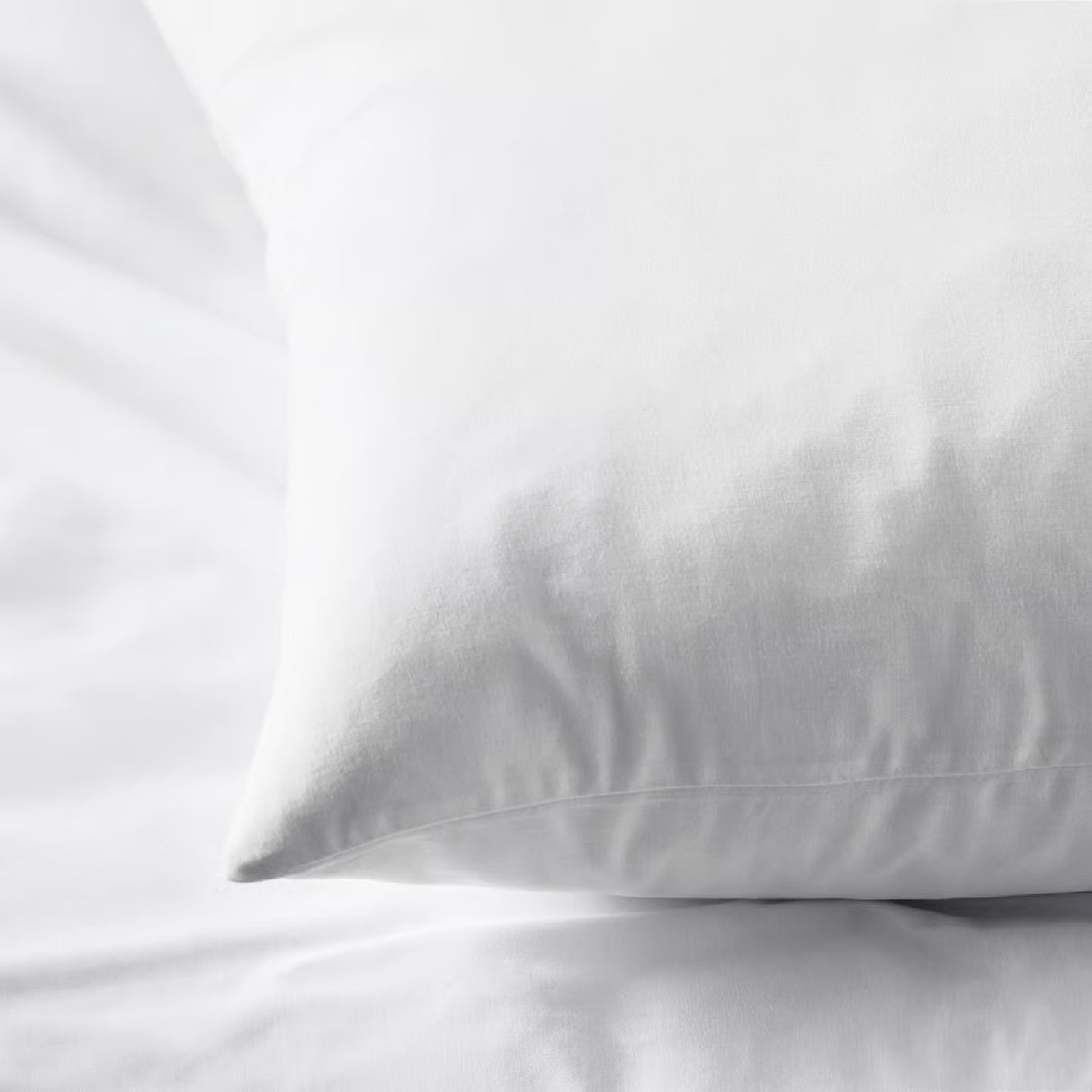 Set X 2 Fundas de Almohada Blanco 50x70cm Tejido Suave 200 Hilos - FUNDAS DE ALMOHADA | Bylmo