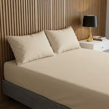 Semijuego de Sábanas Cashmere Beige Sencilla 100 X 190 Cm 200 Hilos - SABANAS | Bylmo