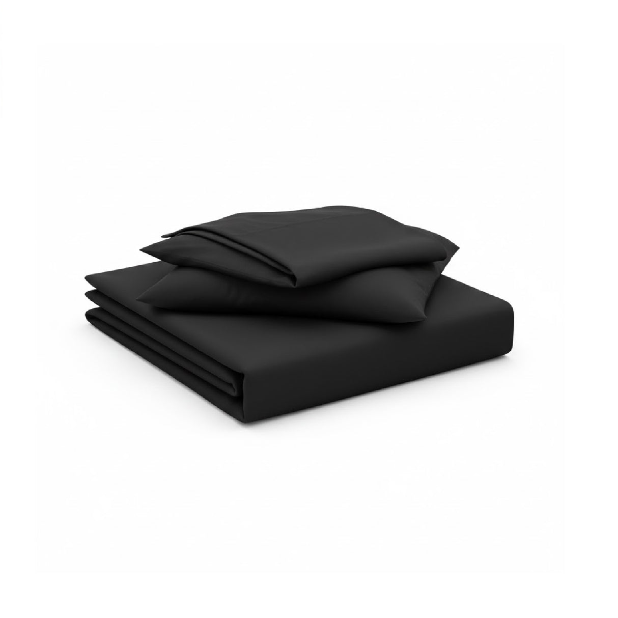 Semijuego de Sábanas Black Beauty Negro Sencilla 100 X 190 Cm 200 Hilos - SABANAS | Bylmo