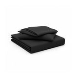 Semijuego de Sábanas Black Beauty Negro Sencilla 100 X 190 Cm 200 Hilos - SABANAS | Bylmo
