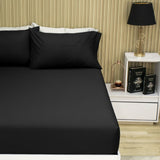 Semijuego de Sábanas Black Beauty Negro Semidoble 120 X 180 Cm 200 Hilos - SABANAS | Bylmo