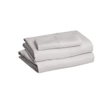 Juego de Sábanas Microtex Gris Sencilla 100 X 190 Cm 200 Hilos - SABANAS | Bylmo