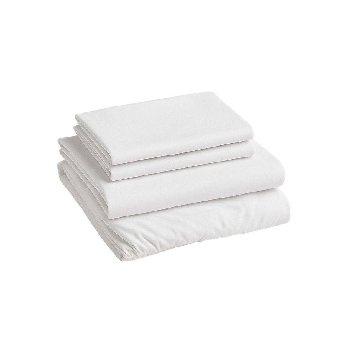 Juego de Sábanas Microtex Blanco Sencilla 100 X 190 Cm 200 Hilos - SABANAS | Bylmo