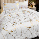 Combo Funda Duvet con Plumón Harmony Gold Blanco 240x240cm para Cama Queen 160 X 180 Cm - TENDIDOS Y CUBRELECHOS | Bylmo