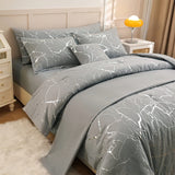 Edredon Harmony Gold Gris 280x240cm para Cama King 200 X 180 Cm con Relleno de Fibra Siliconada - TENDIDOS Y CUBRELECHOS | Bylmo
