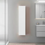 Gabinete de Baño Blanco 25x110cm Rectangular con Tres Entrepaños y con una Puerta - GABINETES DE BANHO | Bylmo