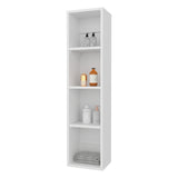 Gabinete de Baño Blanco 25x103cm Rectangular con Tres Entrepaños - GABINETES DE BANHO | Bylmo