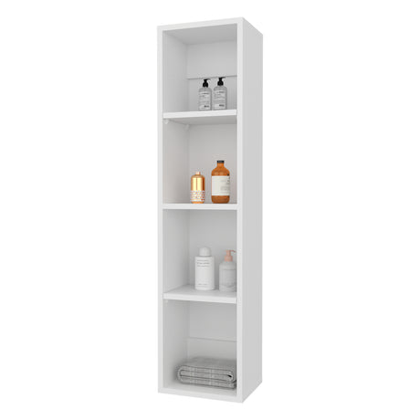Gabinete de Baño Blanco 25x103cm Rectangular con Tres Entrepaños - GABINETES DE BANHO | Bylmo