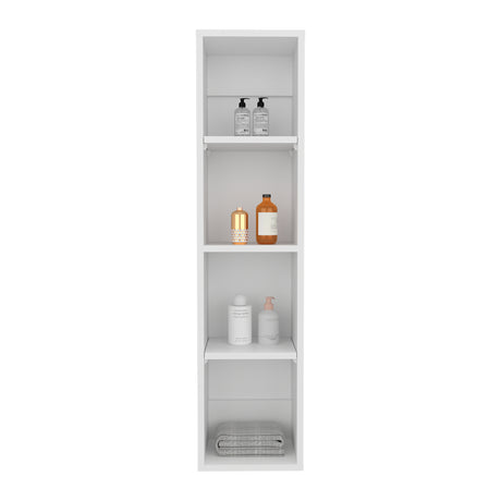 Gabinete de Baño Blanco 25x103cm Rectangular con Tres Entrepaños - GABINETES DE BANHO | Bylmo