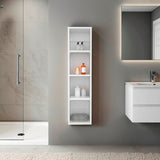 Gabinete de Baño Blanco 25x103cm Rectangular con Tres Entrepaños - GABINETES DE BANHO | Bylmo