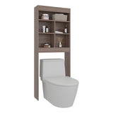 Ahorrador de Espacio para Baño Duo Avellana 63.2x160.8cm con Cuatro Entrepaños y con Patas - OTROS MUEBLES PARA BANHO | Bylmo