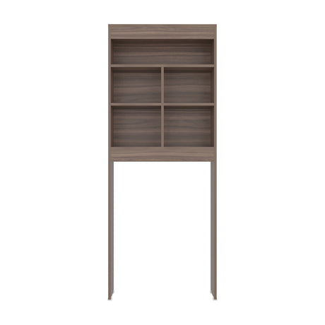 Ahorrador de Espacio para Baño Duo Avellana 63.2x160.8cm con Cuatro Entrepaños y con Patas - OTROS MUEBLES PARA BANHO | Bylmo
