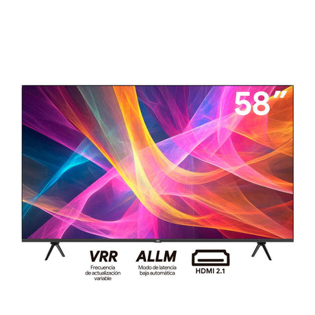 Televisor Kalley Smart 58" Google TV Negro QLED 4K