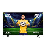 Combo Rack de TV Tunez Nogal y Televisor Kalley Google TV 58"