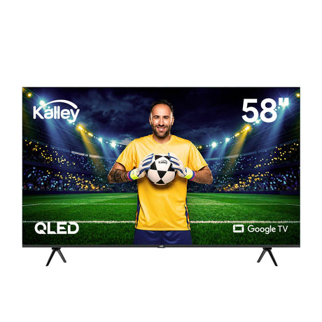Combo Repisa para TV Glen y Televisor Kalley Google TV 58"