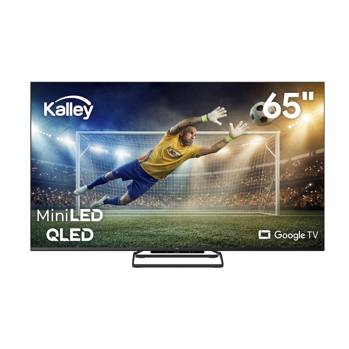 Televisor Kalley Smart de 65" Pulgadas Google TV Negro 145.25x84.53cm Qled 4K - TELEVISORES | Bylmo