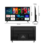 Televisor Kalley Smart de 50" Pulgadas Roku Negro 111.12x64.07cm Led 4K - TELEVISORES | Bylmo