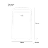 Aire Acondicionado Portátil Kalley Blanco 45.4x70cm 12000 BTU con Temporizador - AIRES ACONDICIONADOS | Bylmo