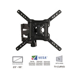Soporte de TV Ajustable Kalley Negro 43.5x51.5cm para TV Hasta 55" Pulgadas - SOPORTES PARA TV | Bylmo