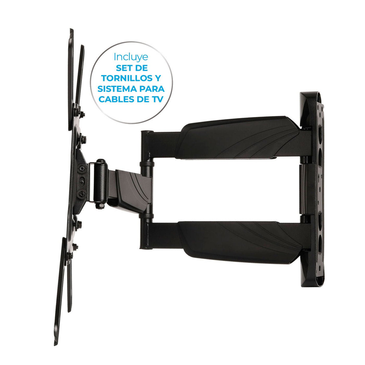 Soporte de TV Ajustable Kalley Negro 43.5x51.5cm para TV Hasta 55" Pulgadas - SOPORTES PARA TV | Bylmo