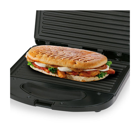 Sanduchera Panini Kalley Negro y Gris 22.7x23cm de Un Puesto - SANDUCHERAS Y WAFLERAS | Bylmo