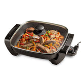 Sartén Eléctrica Kalley Negro 38x11cm con Temperatura Ajustable y con Tapa - SARTENES ELECTRICOS | Bylmo