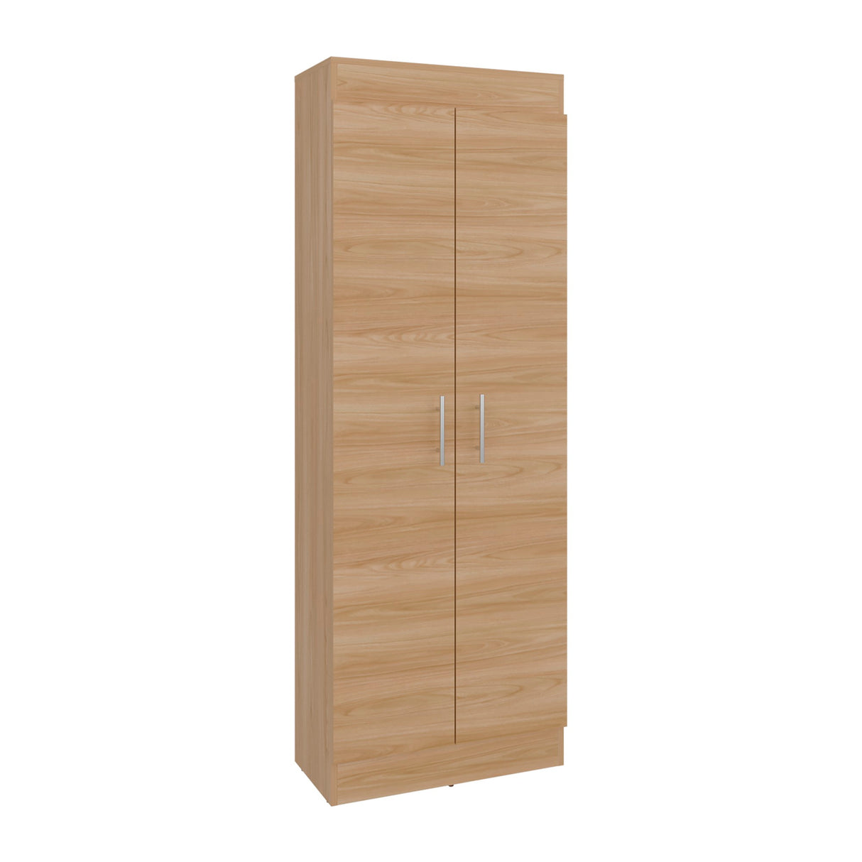 Alacena Nepal Fresno y Blanco 60x170cm con Dos Puertas - ALACENAS Y MUEBLES MICROONDAS | Bylmo