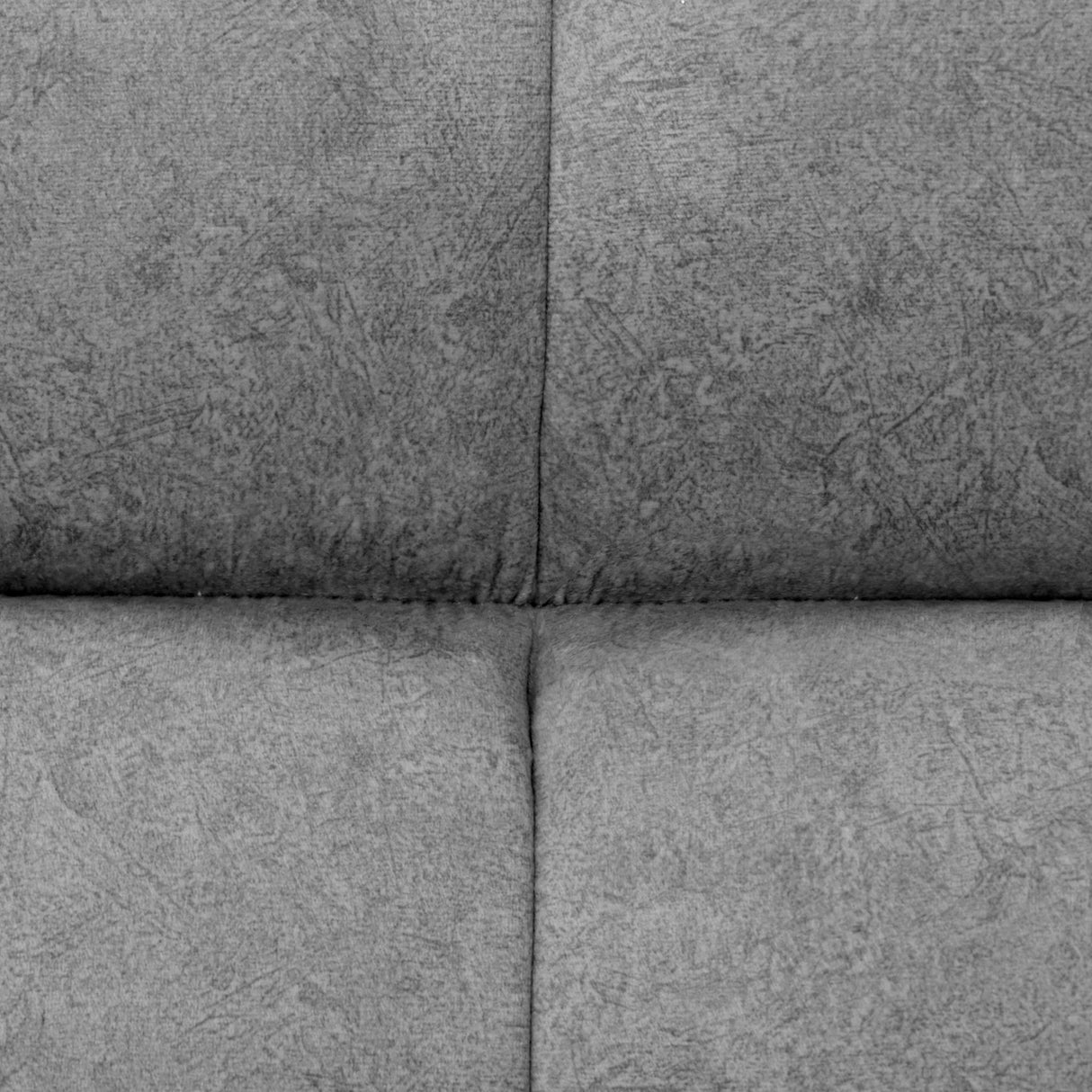 Sofá Cama Nubo Gris y Matiz Natural 178x82cm De Tres Puestos Reclinable y Tapizado Capitoneado - SOFAS Y POLTRONAS | Bylmo