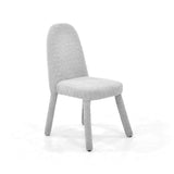 Silla de Comedor Mollen Plata 51x87cm con Espaldar - SILLAS Y BUTACOS | Bylmo