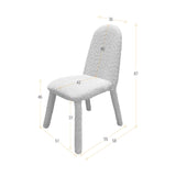 Silla de Comedor Mollen Beige 51x87cm con Espaldar - SILLAS Y BUTACOS | Bylmo