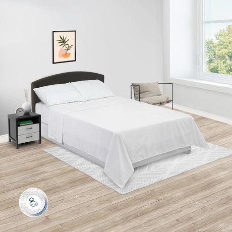 Juego de Sabanas Hotelera Blanco Para Cama Queen 160 X 190 Cm 180 Hilos Fondo Entero - SABANAS | Bylmo