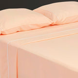 Juego de Sabanas Básicos Durazno Para Cama Semidoble 120 X 190 Cm Fondo Entero - SABANAS | Bylmo